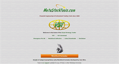 Desktop Screenshot of metastocktools.com
